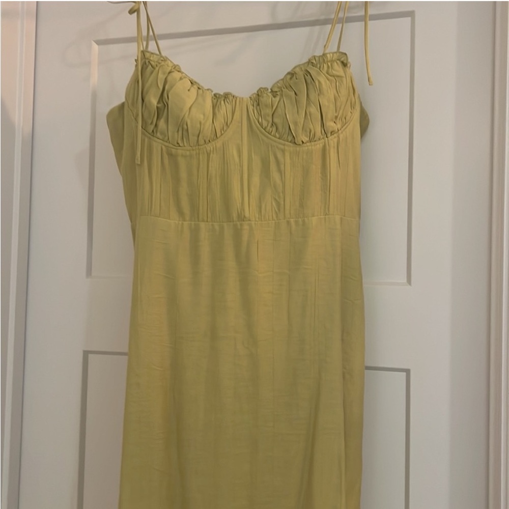 Trendy Olive URBAN OUTFITTERS Midi Sundress ☀️ - Picture 5 of 5